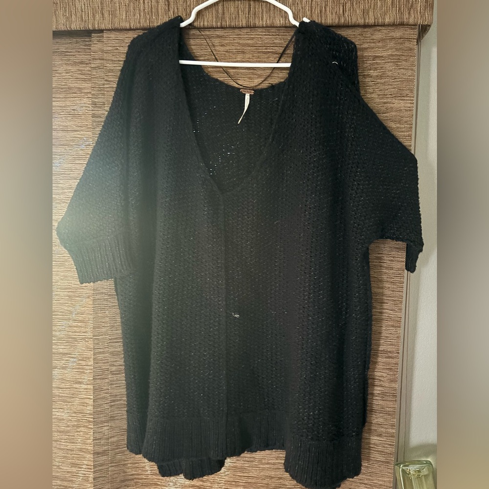 Free People Medium Shirt Sleeve Sweater
